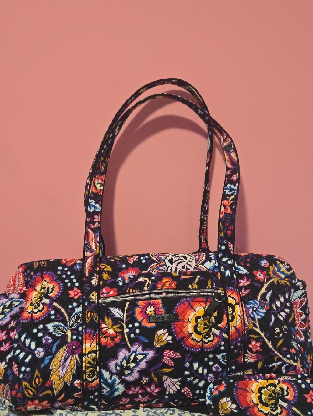 Vera Bradley Floral Weekender Bag - Black Multicolor